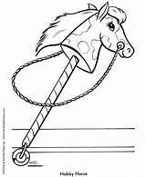 Horse Coloring Pages Hobby Easy Clipart Stick Hobbyhorse Drawing Shapes Outline Kids Activity Simple Cliparts Donkey Fun Getdrawings Clipground Library sketch template