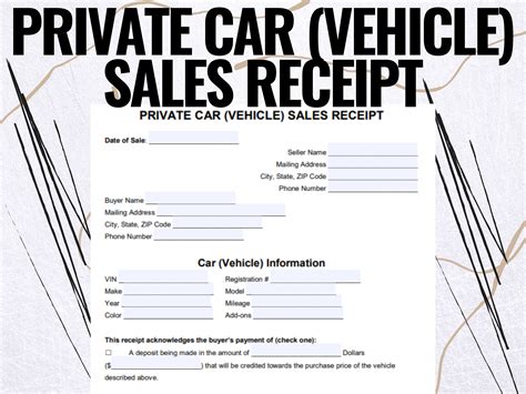 private car sale receipt sitesunimiit