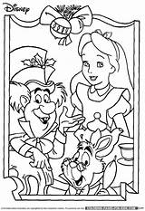 Alice Coloring Wonderland Pages Christmas Disney Characters Kids Color Print Printable Holiday Adult Sheet Popular Back Looking Choose Board Getcolorings sketch template