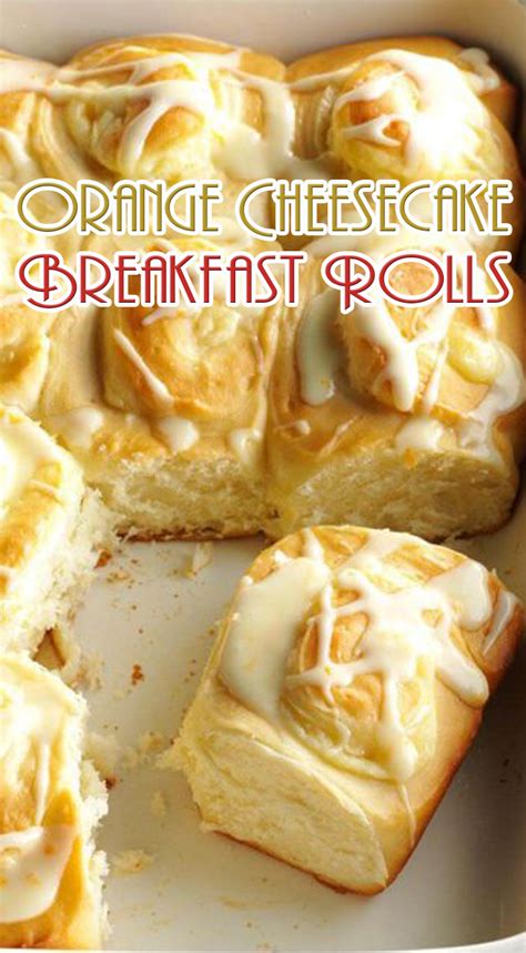 orange cheesecake breakfast rolls