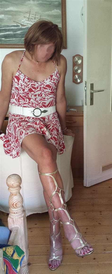 Summer Dress And Gladiator Sandals Photo 6