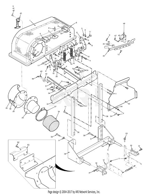 scag gc stt  grass catcher sn   parts diagram  bucket support components