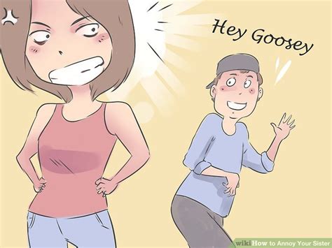how to annoy your sister with pictures wikihow fun