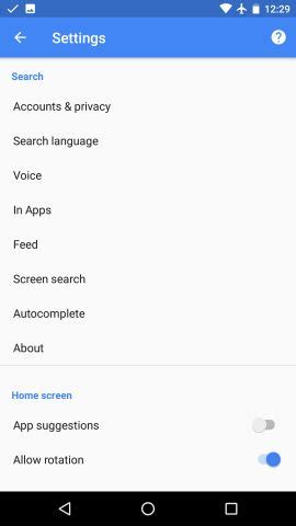 google   tap renamed  screen search liliputing