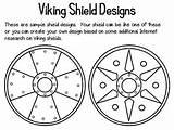 Shield Viking Drawing Paintingvalley sketch template