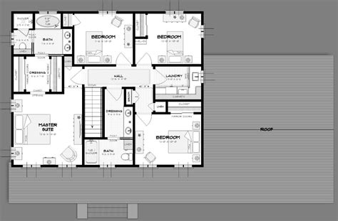 bedrooms upstairs  summer field gardensweb design house plans floor plans home design