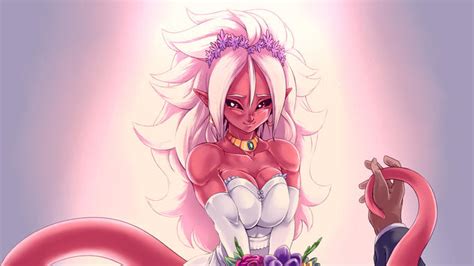 Android 21 Wedding Dress By Plagueofgripes Dragon Ball