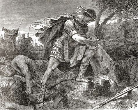 The Suicide Of Brutus After The Battle Of Philippi In