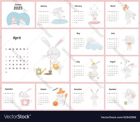 pages   calendar     cute vector image