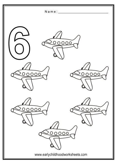 number  coloring sheet coloring pages