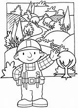 Bob Builder Coloring Printable Pages Getcolorings sketch template