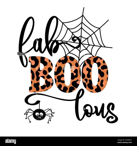 Fabulous Fabulous Happy Halloween Overlays Lettering Label Design