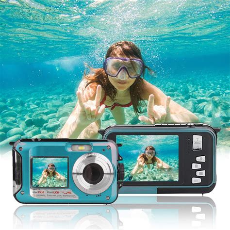 amazoncom waterproof underwater digital cameras  snorkeling underwater cameras waterproof