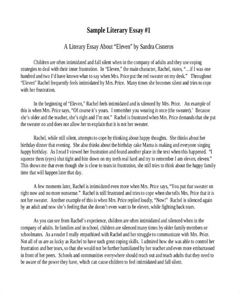 original composition essay examples  literary analysis essay