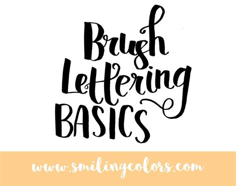 brush lettering tutorial  beginners basic techniques video