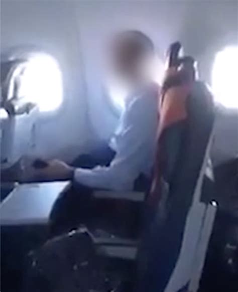 man caught watching porn and enjoying himself on flight filmed by fellow passenger point me