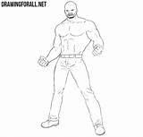 Luke Cage Draw Drawingforall sketch template