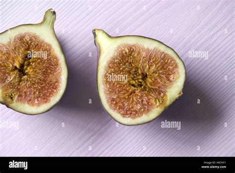 cut open fig stock photo alamy