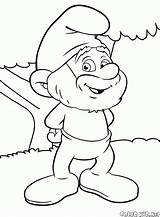 Smurf Smurfs Papai Desenho Smurfette sketch template