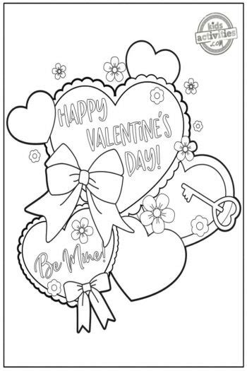 valentines day coloring pages  adults kids activities blog