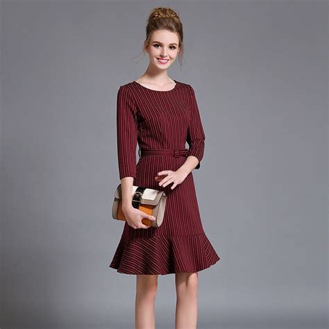 Fashion Dress 2016 New Autumn Temperament Clothing For