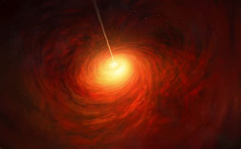astronomers capture magnetic fields  massive black hole