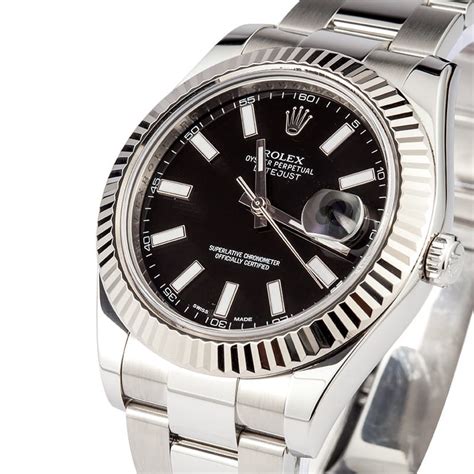 rolex datejust ii stainless steel 116334 buy from bob s