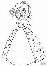 Prinzessin Ausmalbilder Prinzessinnen Malvorlagen Supercoloring Silvester sketch template