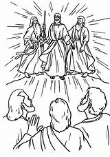 Transfiguration Sunday Bible 2008 Evangelio Moziru sketch template