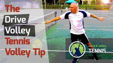 drive volley tennis volley tip youtube