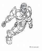 Iron Man Coloring Pages Kids Color Printable Superheros Super Print Few Details Children Heroes sketch template