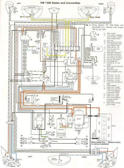 vw super beetle wiring diagram