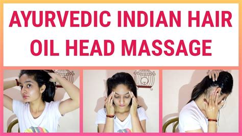 Ayurvedic Indian Hair Oil Massage Pressure Points Massage Ayurvedic