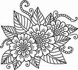 Ornament Vektor Henna Tatovering Mehndi Colourbox sketch template