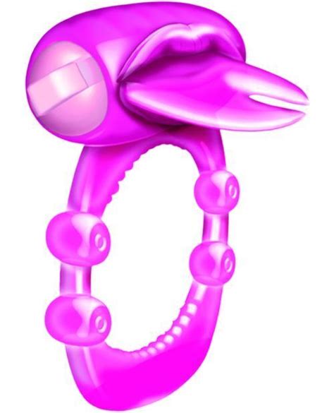 Xtreme Vibe Forked Tongue Cock Ring Clit Stimulator Penis Vibrator