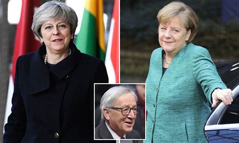 theresa may calls for rapid progress on trade talks daily mail online