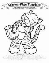 Jazz Coloring Pages Cry Now Cat Later Smile Jazzcat Getcolorings Tuesday Fashioned Old Dulemba Template sketch template