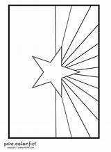 Arizona Flag State Coloring Pages Printable Printcolorfun Template sketch template