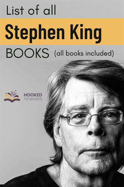complete list  stephen king books  order stephen king books