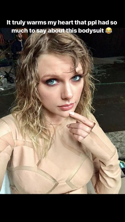 Taylor Swift Addresses That Sexy Naked Bodysuit From Her Ready For
