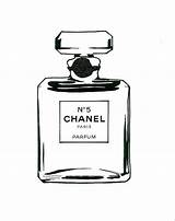 Chanel Perfume Coco Bottle Drawing Print Etsy Logo N5 Prints Glitter Poster Bottles Template Parfum Decor Coloring Wall Dior Paintingvalley sketch template