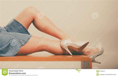 closeup of woman legs in high heels and skirt stock image image of retro filter 91760417