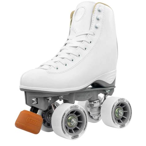celebrity art roller skate  crazy skates white artistic quad skates