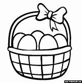 Easter Coloring Basket Pages Printable Baskets Colouring Clip Clipart Print Color March Book Stencils 2008 Bunny Cliparts Happy Library Sheets sketch template