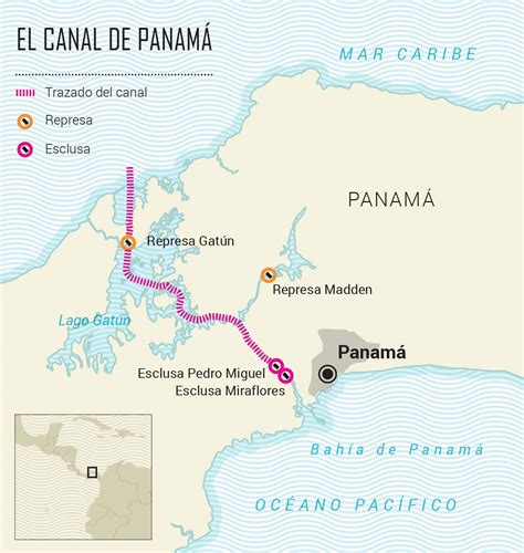 catarata    de viaje centro de produccion mapa canal de panama