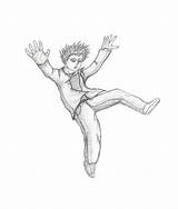 Falling Man Sketch Guy Template Drawing Person Deviantart Templates sketch template