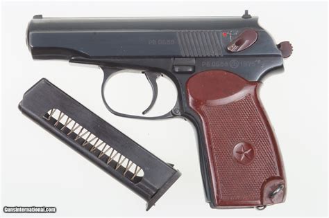 russian makarov military pistol dated  mm mak