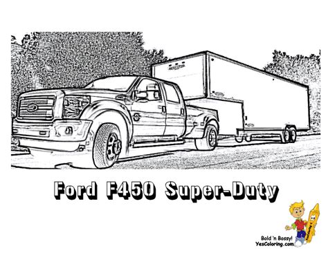 truck  trailer coloring page clip art library