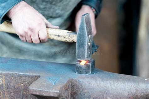 blacksmith  smithing   open forge stock photo image  fire