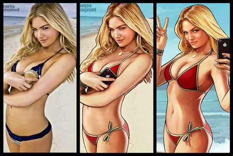 that s not kate upton in the grand theft auto v ads—it s this model